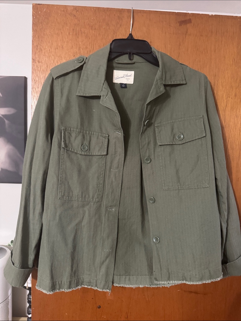 Universal Thread Olive Green Military-Style Utility Jacket